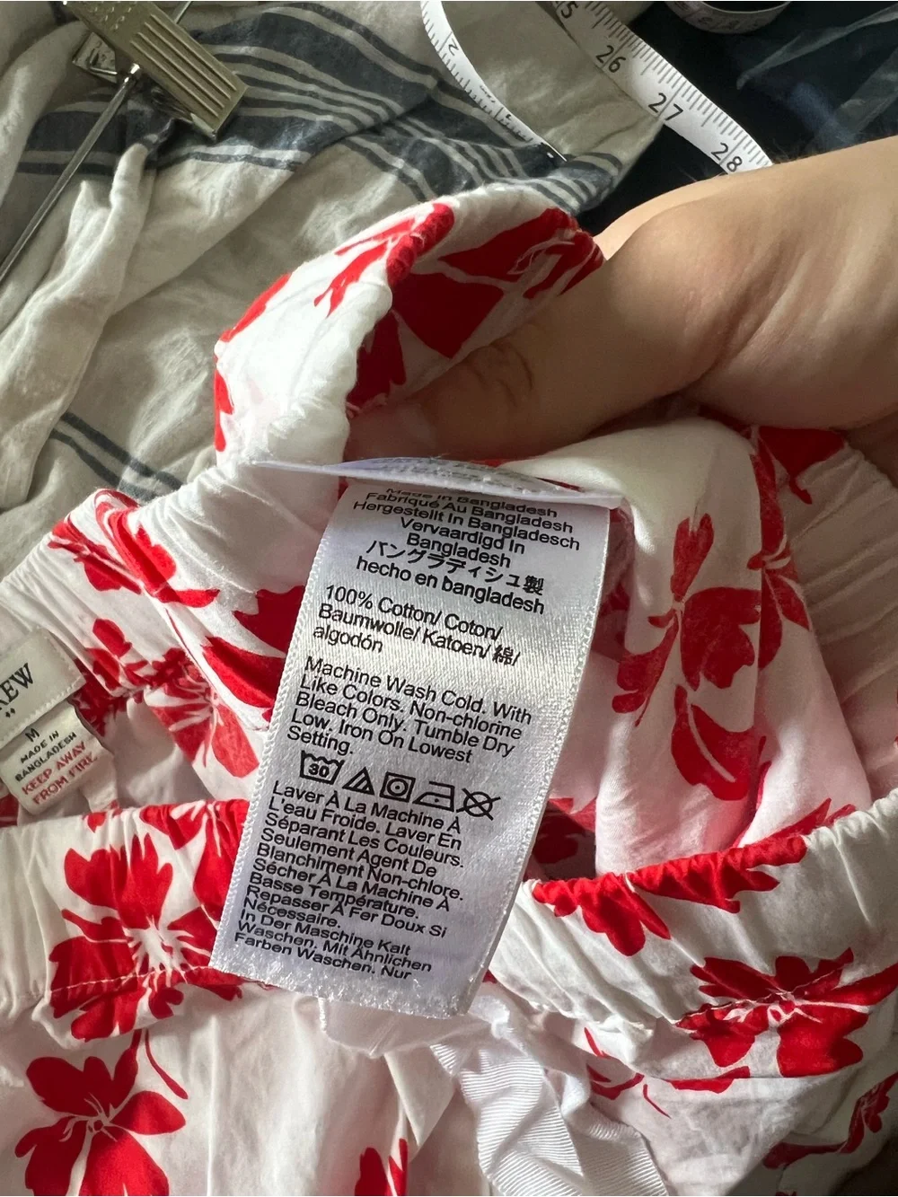 J.Crew Floral Sleep Shorts Size Medium Coastal Cottagecore